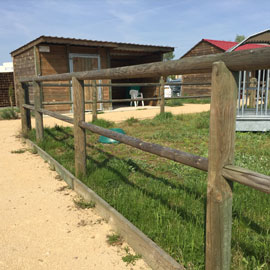 Clôture bois Carrière Arena