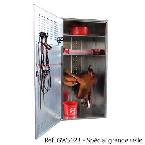 ARMOIRE DE SELLERIE WESTERN, SPECIAL GRANDE SELLE<br> 1900 x 900 x 750 mm