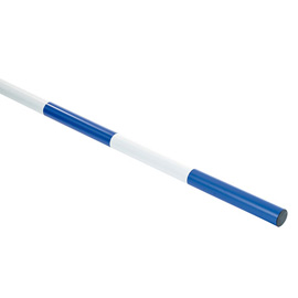 BARRE D'OBSTACLE PLASTIQUE<BR>BICOLORE