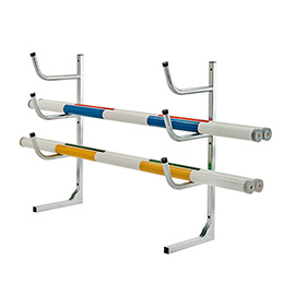 RACK MURAL<BR>POUR 30 BARRES D'OBSTACLE