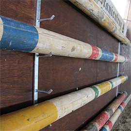 RACK MURAL<br> POUR BARRES D'OBSTACLE