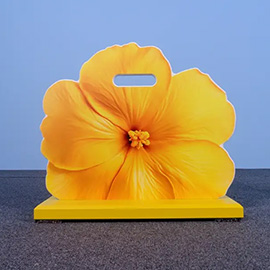 SOUBASSEMENT FLEUR JAUNE